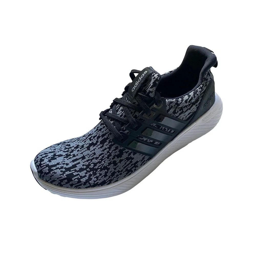 Adidas Runigma M Mens Black Gray Cloudfoam‎ Running Shoes CL7533 Size 9.5 NWOB
